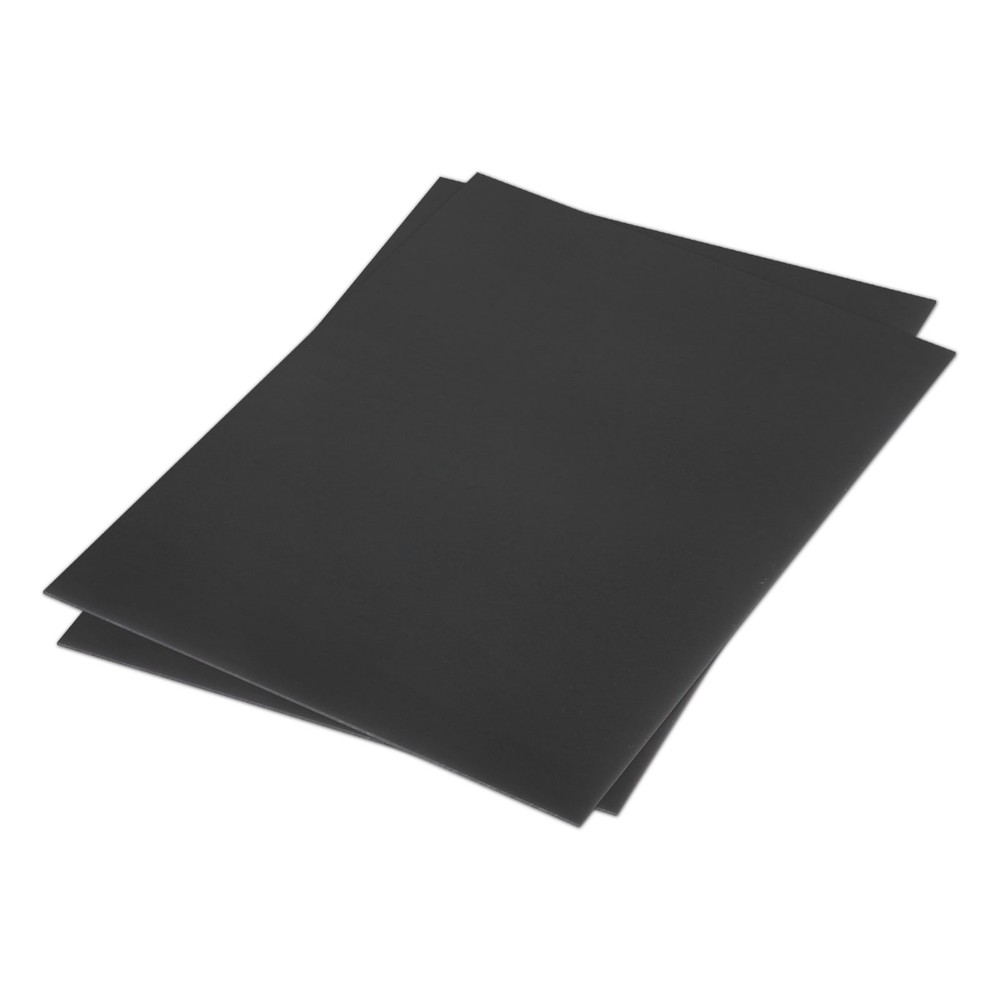 ABS Plastic Sheet 12" x 8" x 0.06" ABS Styrene Sheets Black 2 Pcs