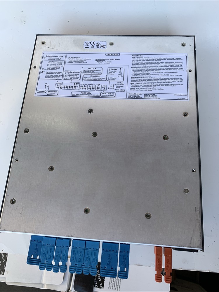 EXTRON IPCP 505 AV System 8-Port IP LINK Control Processor IPCP505