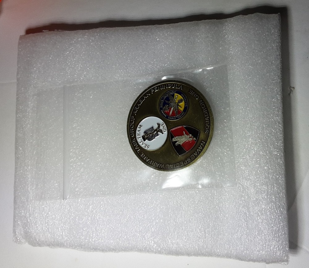  Naval Special Warfare Task Group Arabian Peninsula Squadron 1 challenge coin