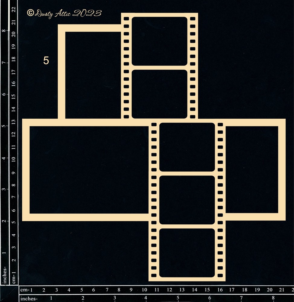Dusty Attic Chipboard 8x9 - College Frameworks #5, DA3630