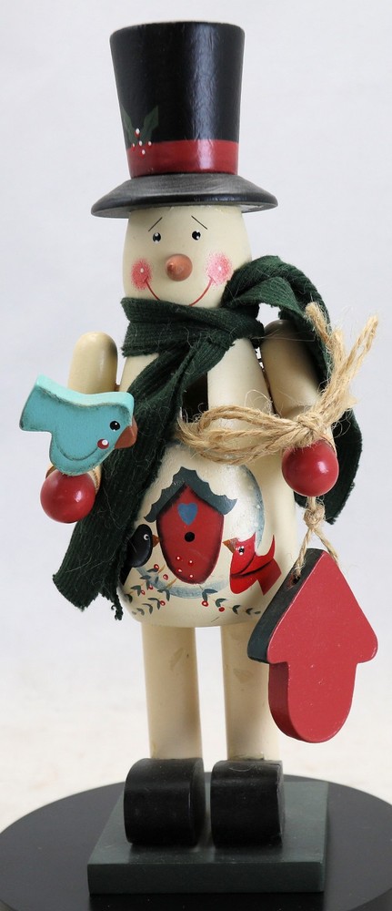 Snowman Nut Cracker Vintage 10 Inches Tall