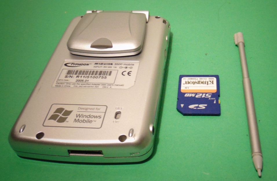 PALMARE - TYPHOON MYGUIDE 3500 - WORKING