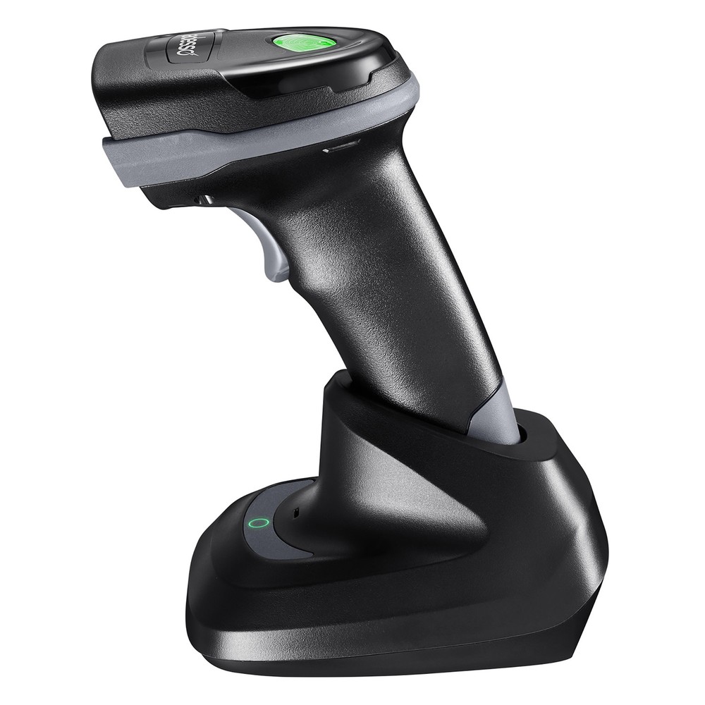 NuScan 3000 Bluetooth 2.4 GHz USB 2D Handheld Barcode Scanner, Cradle