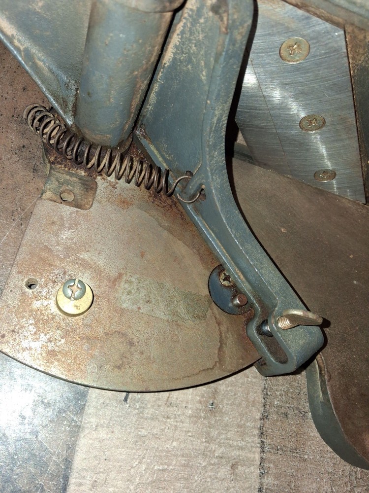 Cast Iron Mitre Trimmer Cutter Guillotine Please Read