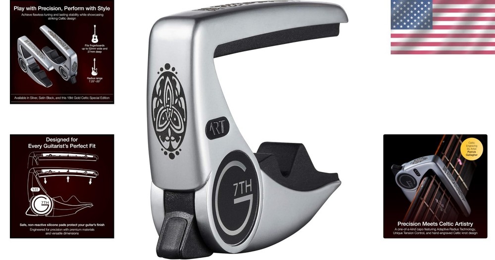 Performance 3 Capo - Adaptive Radius for Guitar Stability