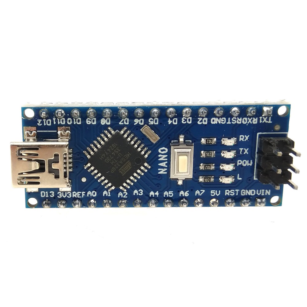 Nano V3.0 ATmega328P CH340 Microcontroller 5V Soldered Serial Board USB Cable