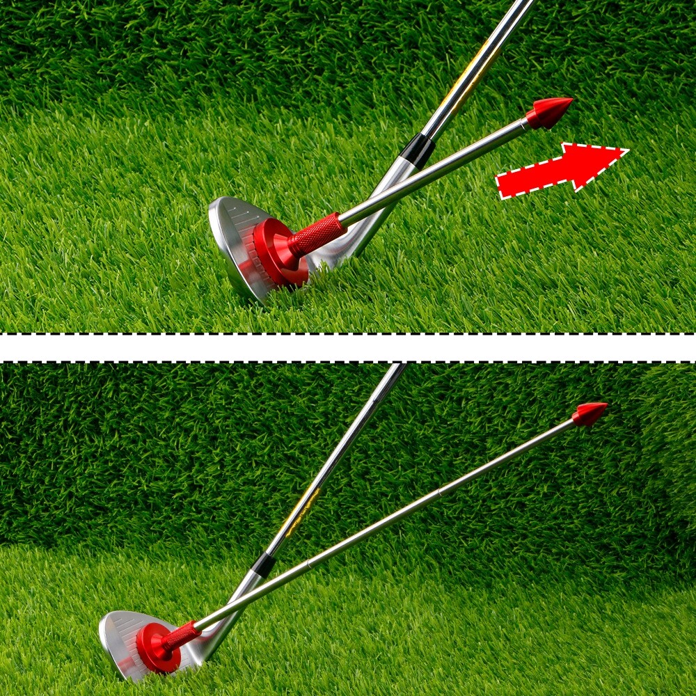 Golf Magnetic Alignment Tool Golf Direction Indicator Rod Golf Training Access