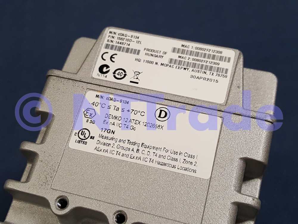 National Instruments NI cDAQ-9134 CompactDAQ Controller / Chassis