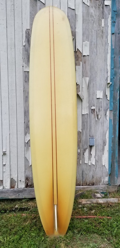 Late 50's Weber Performer 9'6" watertight needs fin replacement.