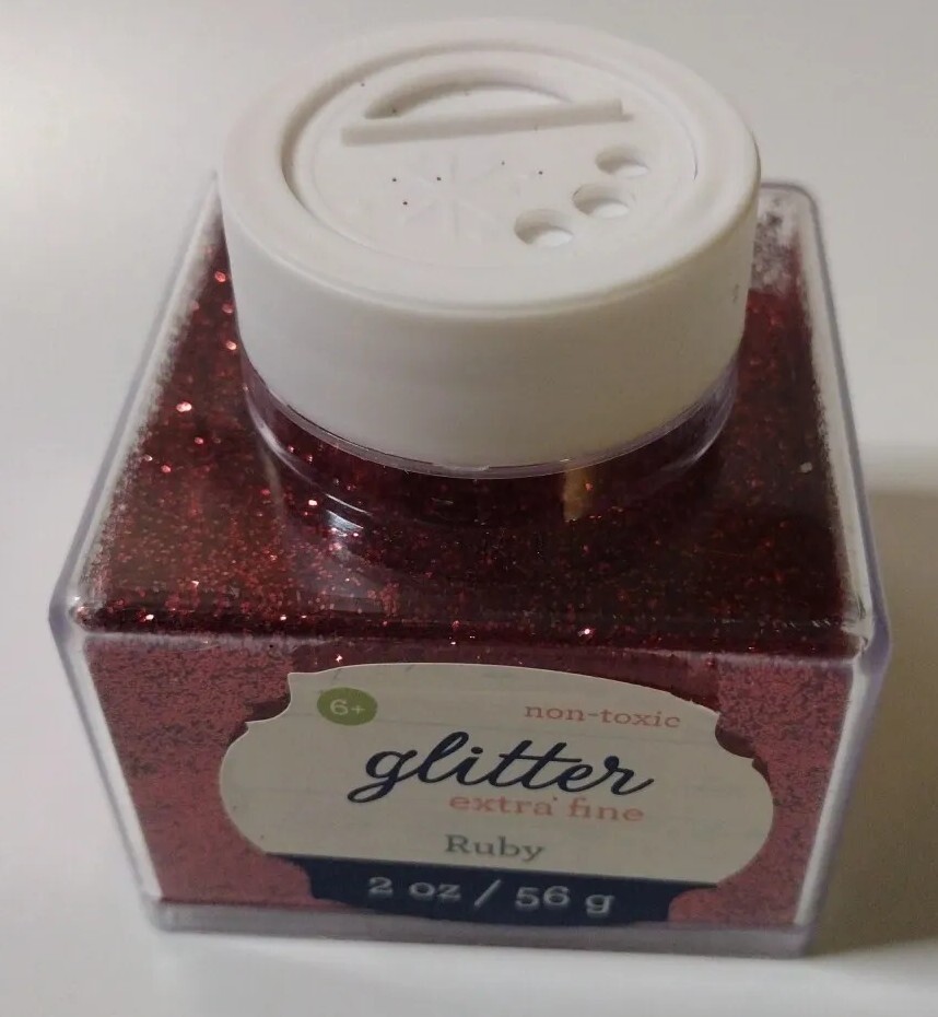 Sulyn Extra Fine Ruby Glitter 2 oz