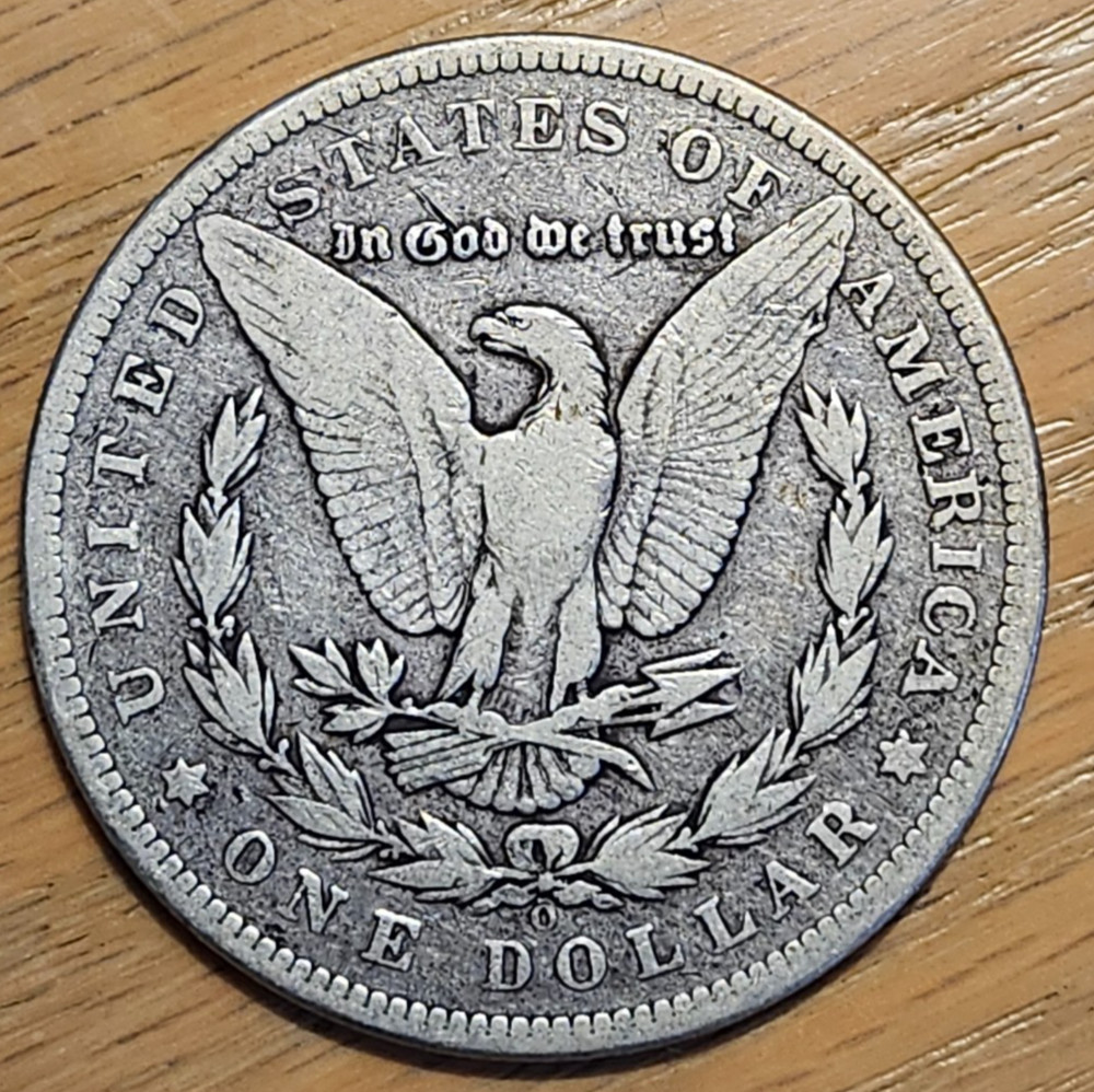 1892 O MORGAN 90% SILVER