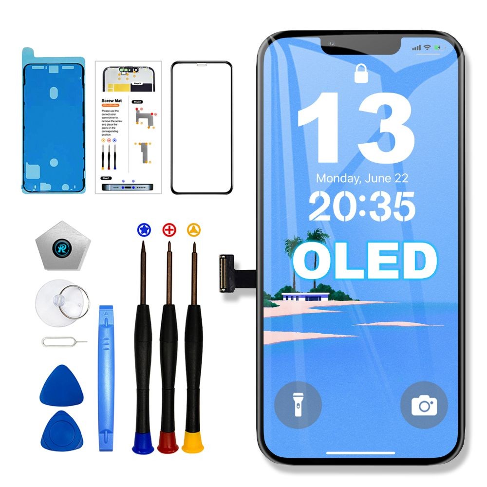 For iPhone 13 OLED Premium Display Touch Screen Replacement Digitizer Assembly