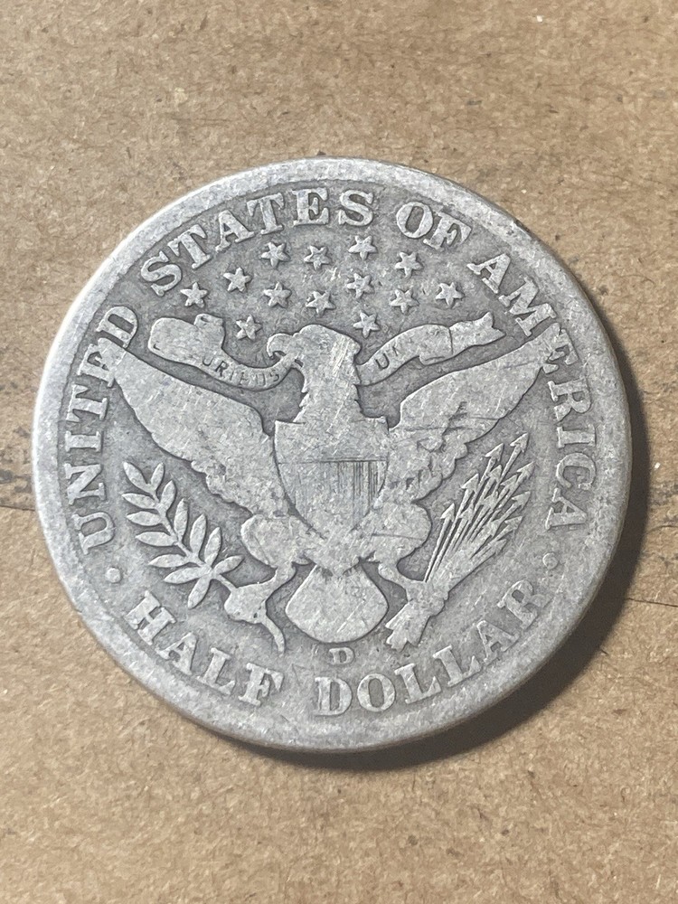 1908 D Barber Half Dollar - As Shown! (#2123)