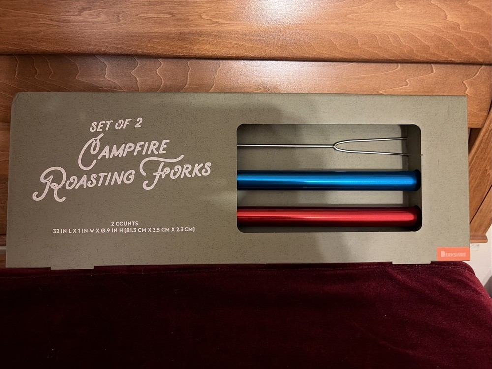 2 in box-  Extension Forks Campfire Roasting Tool- Marshmallows Hot Dogs etc.