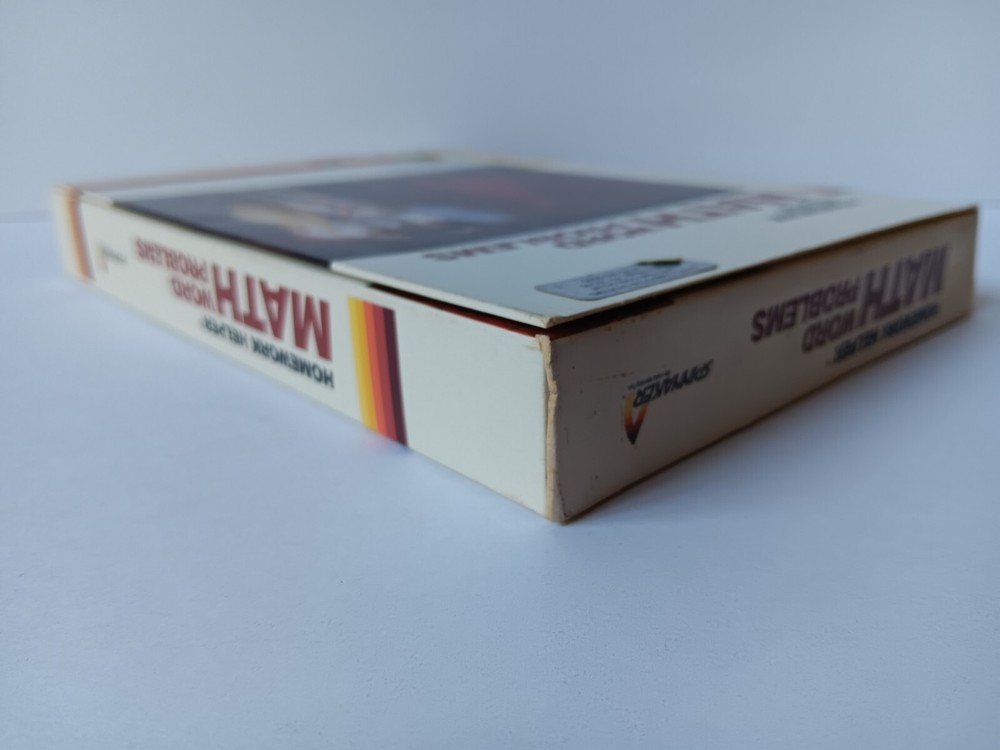 Commodore 64 Homework Helper Math Word Problems Computer Software Tested/Works