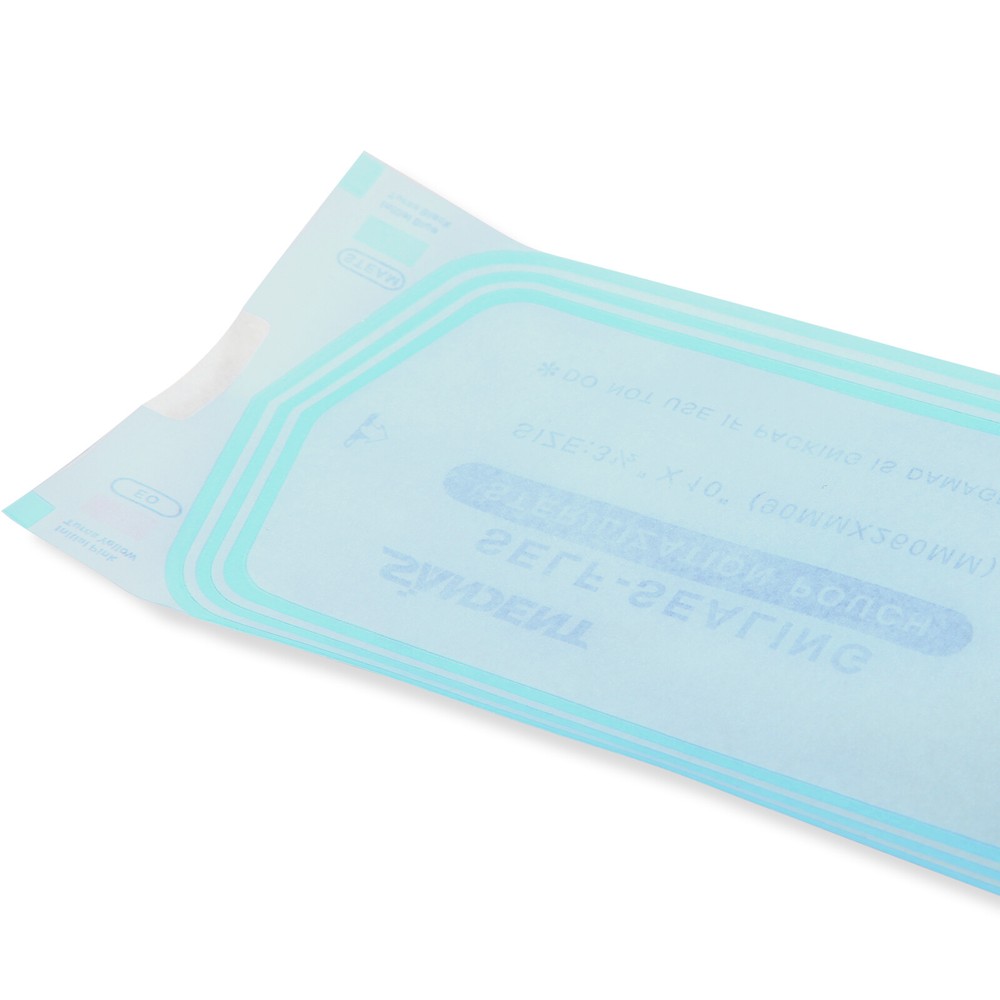 3 1/2" x 10" Self-Sealing Sterilization Pouch 200/Box