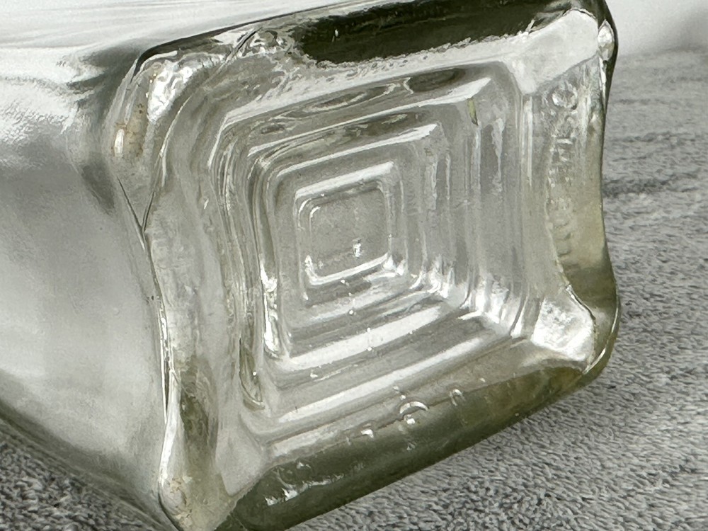 Tall Vintage Clear Bottle