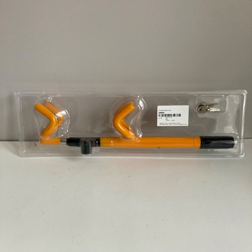 AutoWear Steering Wheel Lock Double-Hook w/Keys Model No. 6009L Universal