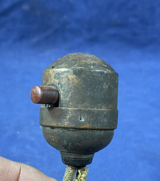 Rare Antique GE Push Button Copper Switch, Old Lighting/Fan Restoration Part