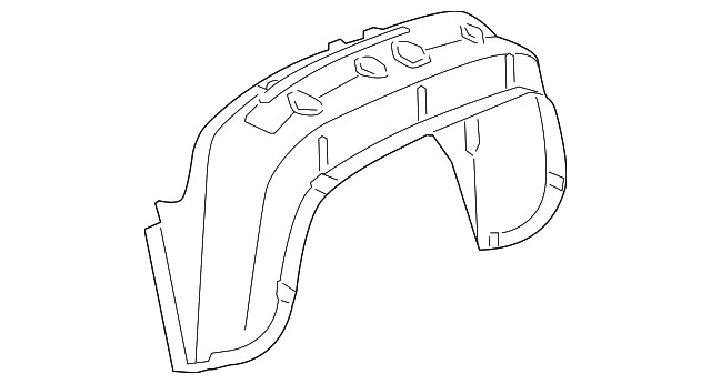 Genuine GM Wheel Housing Side Panel 84399423