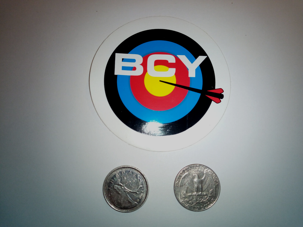 Vintage BCY Bowstrings Archery Decal Sticker