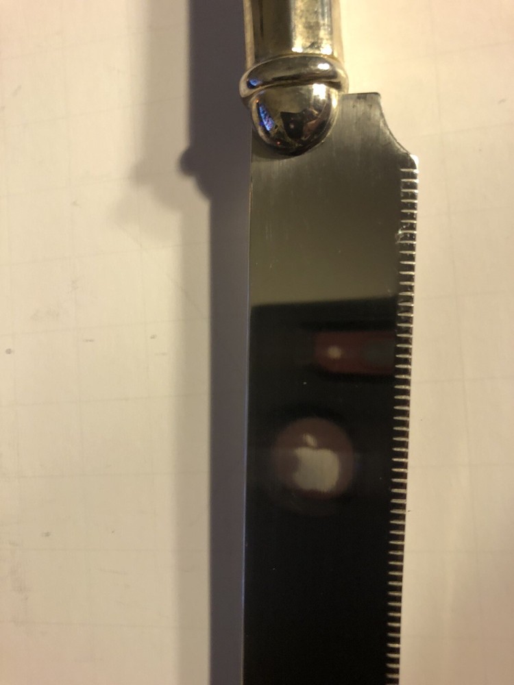 Lenox Heart Shaped Silver Cake Knife- Anniversary, Wedding