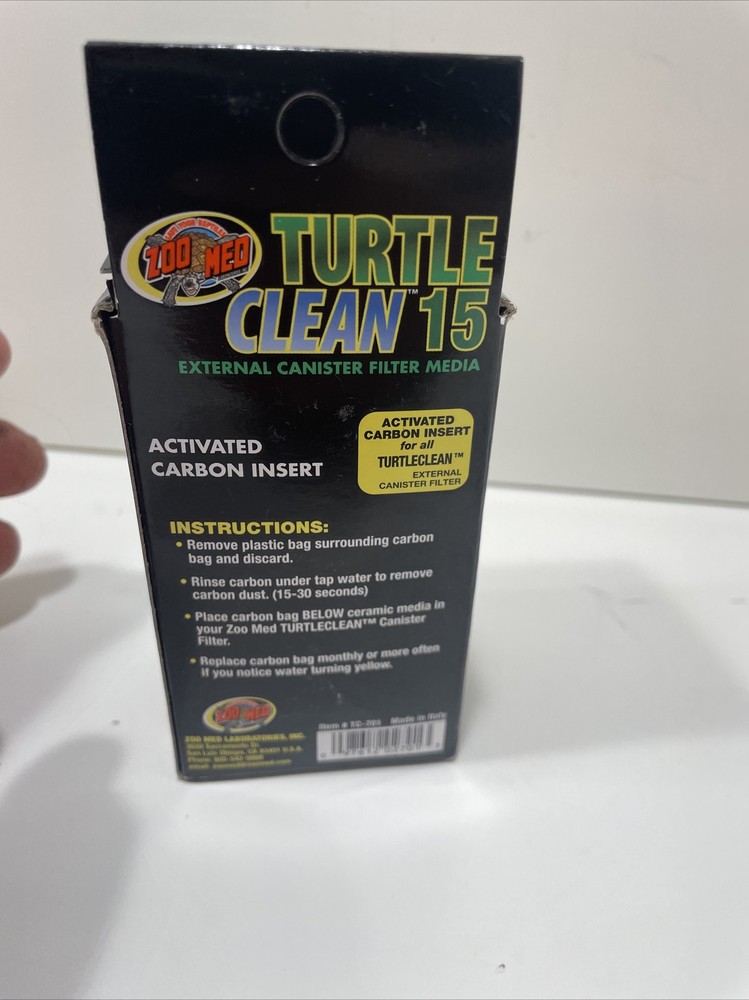 Zoo Med Turtle Clean 15 Activated Carbon Inserts