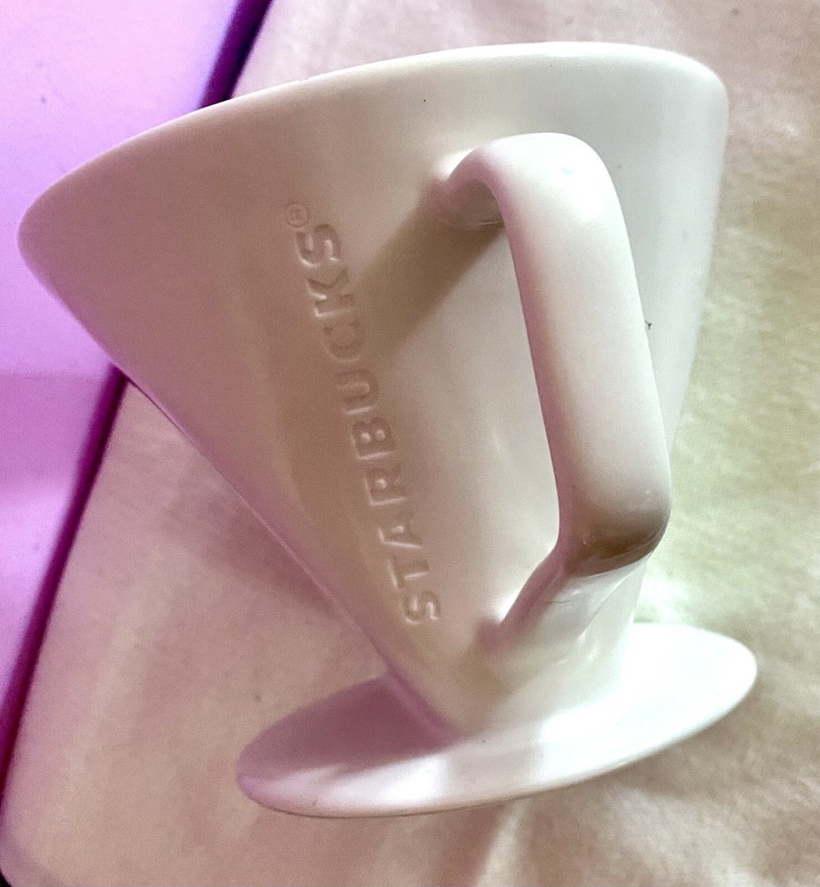 #4 Starbucks Coffee Filter Pour Over Brewer Drip Single Cup Coffeemaker Ceramic