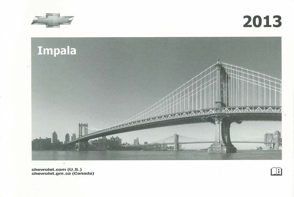 2013 Chevrolet Impala Owners Manual User Guide Reference Operator Book Fuses