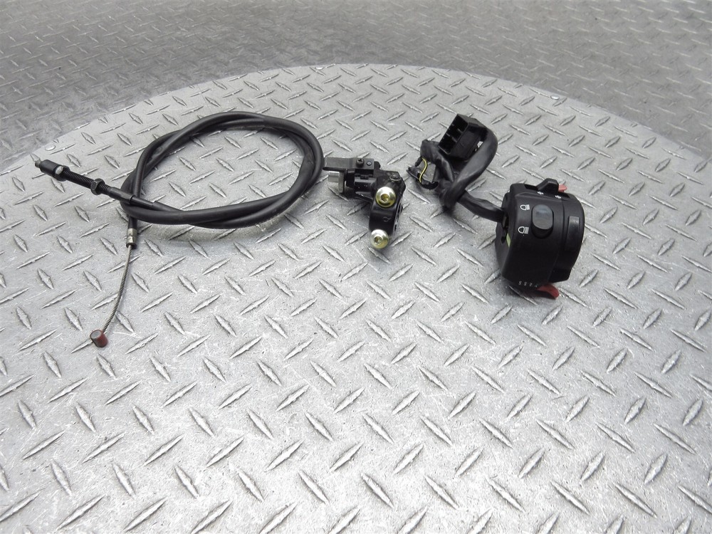 2007 06-08 Triumph Daytona 675 Left Switch Handlebar Clutch Control Perch Cable