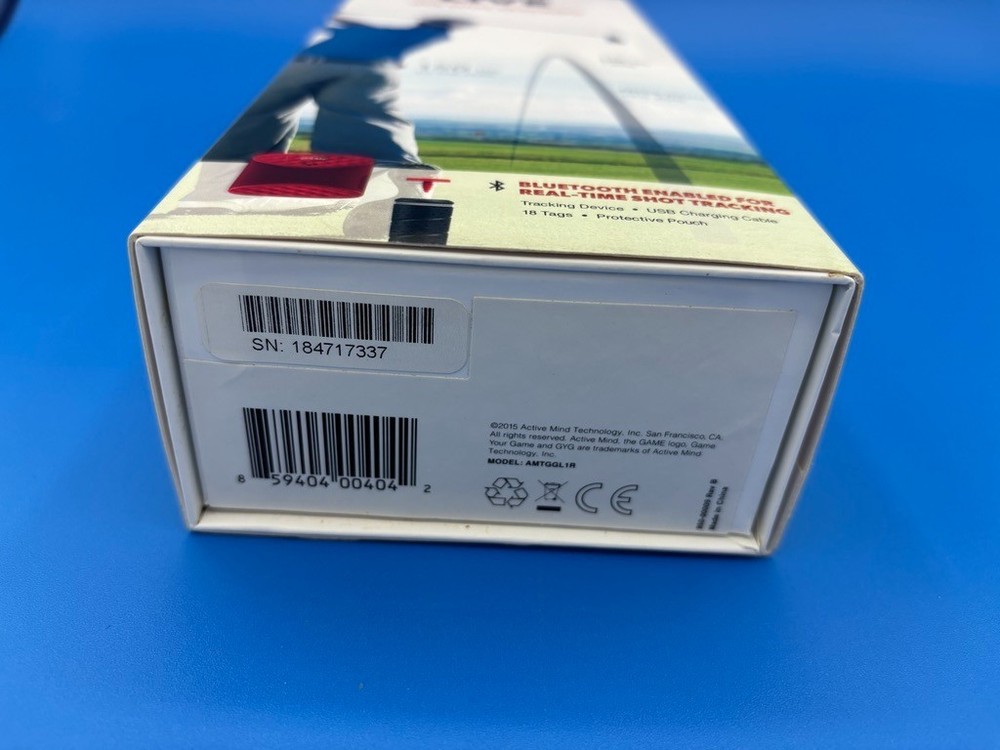 Game Golf Live GPS Shot Digital Tracking System BlueTooth Enabled Tracker NIB