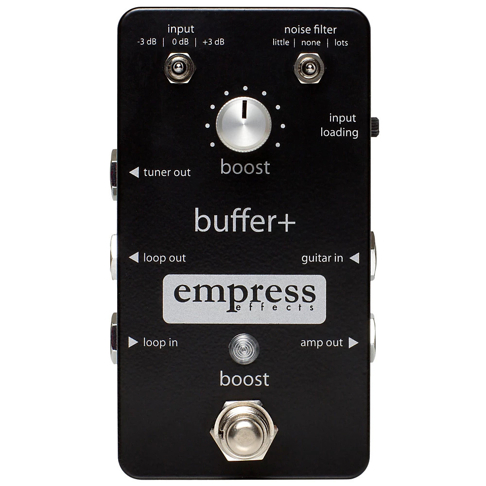 Empress Effects Buffer+ Analog I/O Interface Guitar Pedal with Switchable Boost