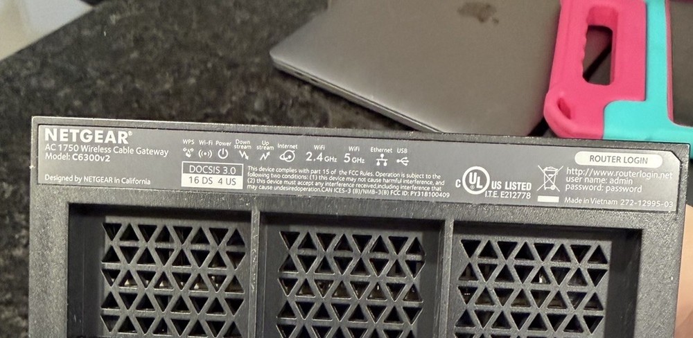 Netgear c6300v2