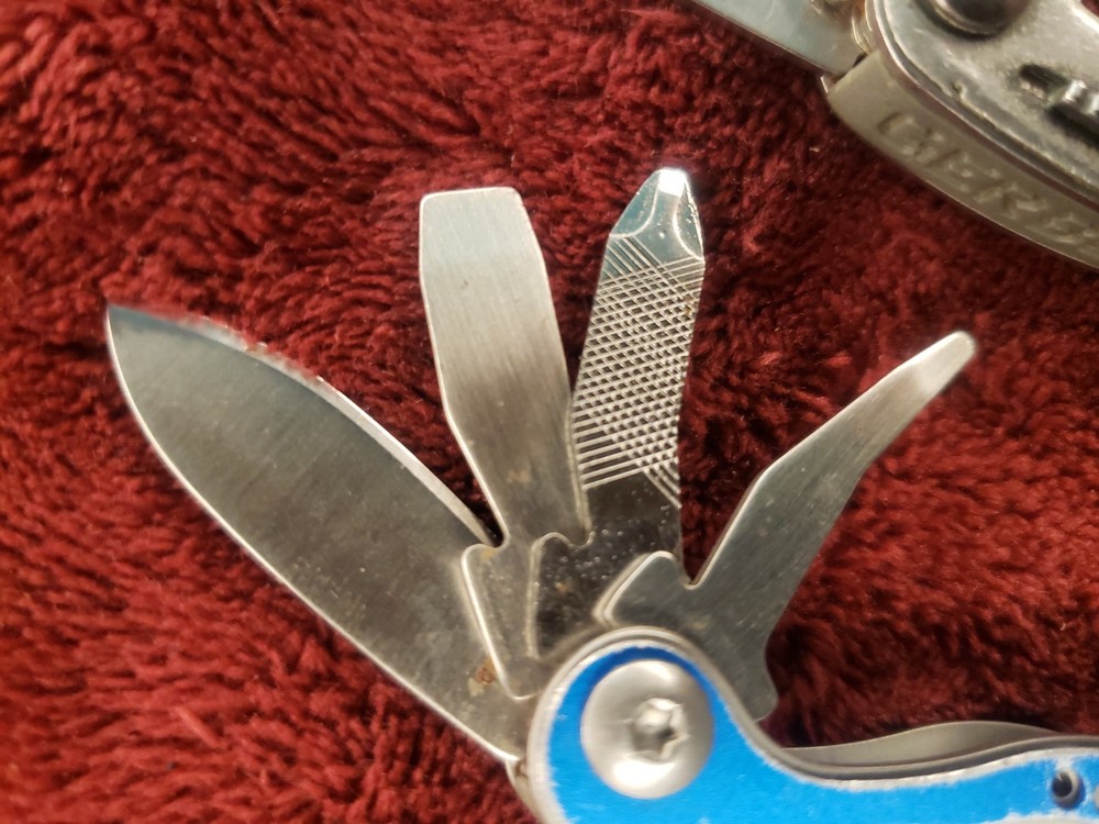 🔪 Lot 3 Gerber Multi Tool Curve multiplier 2 Blue 1 Silver