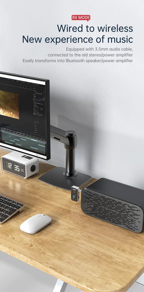 Bluetooth Wireless Car Transmitter AUX Receiver Adapter USB Charger Accessories