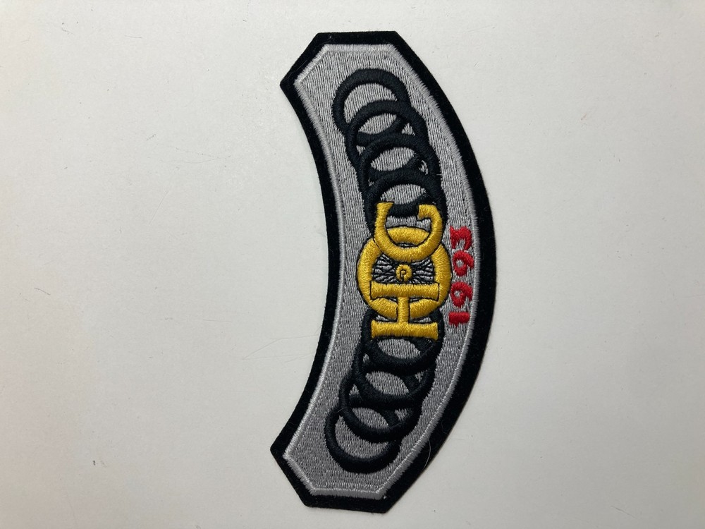 Harley Davidson Owners Group HOG 1993 embroidered Rocker Patch