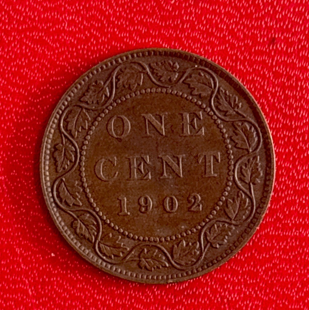 1902 Canadian One Cent Coin! ENN Coins