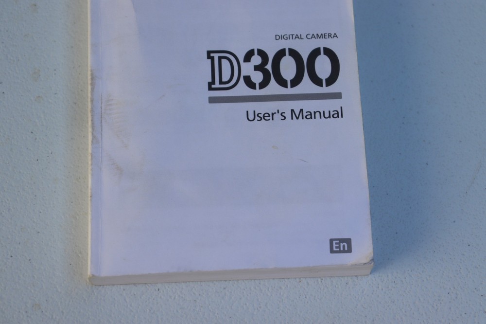 Nikon D300s User's Manual Instruction Guide