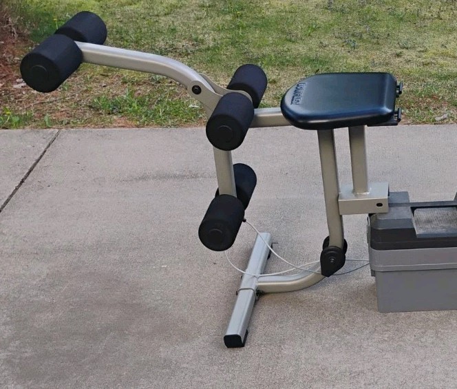 Bowflex Ultimate Leg Extension Attachment Foam Rollers Pulleys Cables