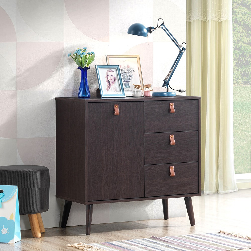 3-Drawer Sideboard Cabinet for Storage& Display Entryway Table Buffet Table