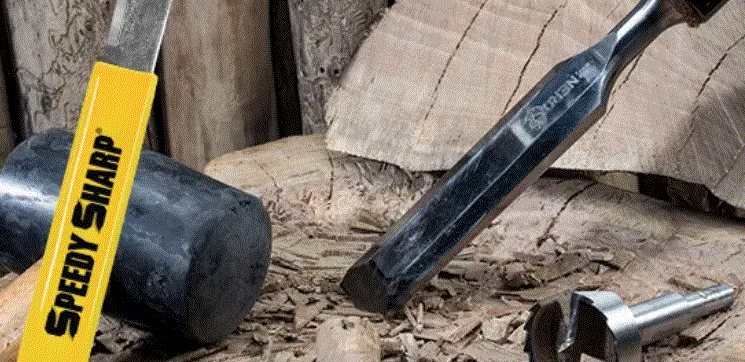 "The Original" Speedy Sharp Carbide Sharpener, Knife Sharpener, blue (3 pack)