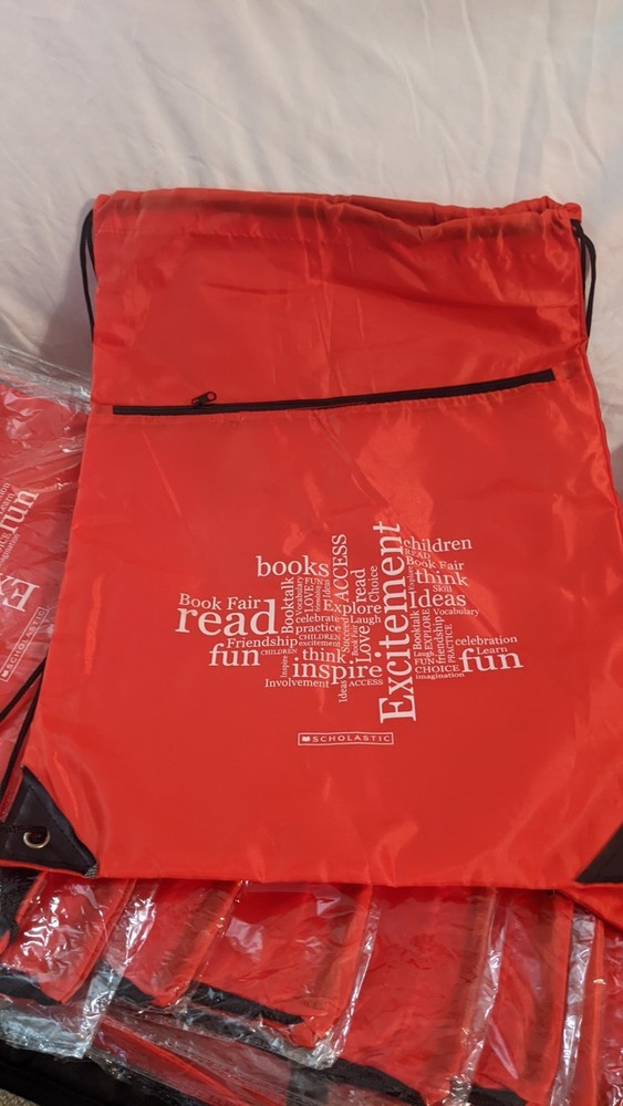 Red Book Lovers Drawstring Backpack String Bag Cinch Sack Pack Storage Knapsack