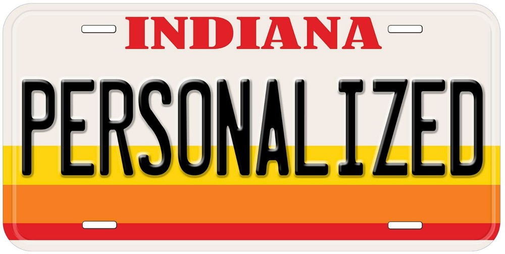 Indiana 1981 Personalized Car License Plate Any Text
