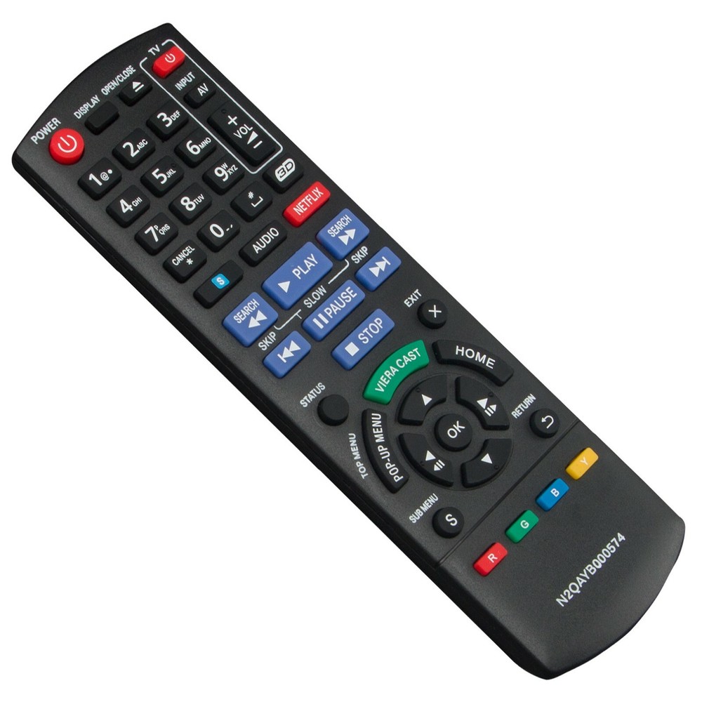 N2QAYB000574 Replace Remote Control for Panasonic Blu-ray Disc Player DMP-BDT310