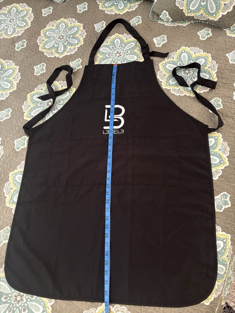 Professional Apron Level 3 Durable Nylon Fabric Black