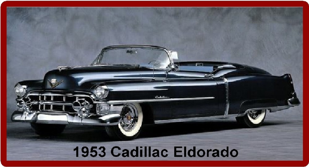 1953  Cadillac Eldorado Refrigerator Magnet