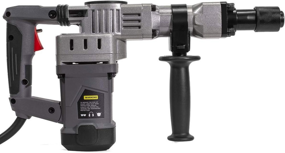 Powerful 1400W Electric Jack Hammer - Includes 2 Chisels & Durable Carrying Case