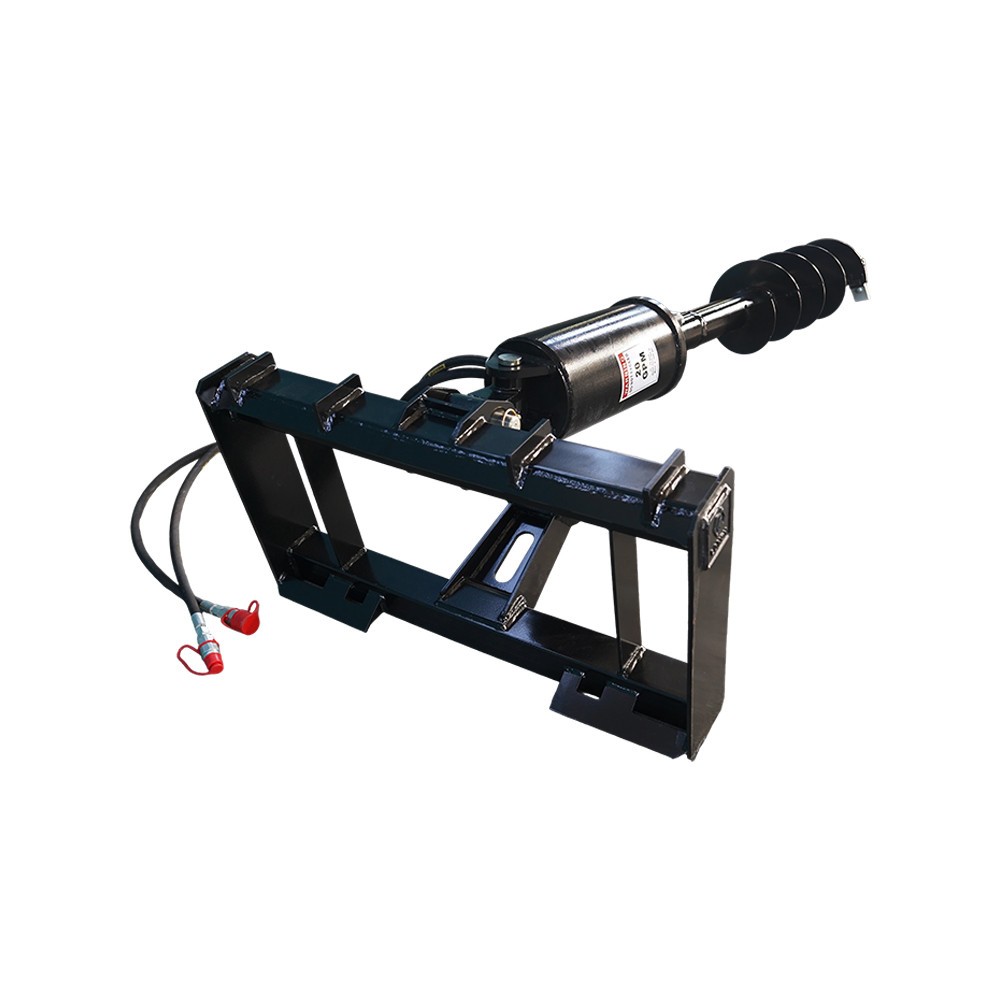 Compact Wheel Loader Post Hole Auger Drive with 9'' auger bit