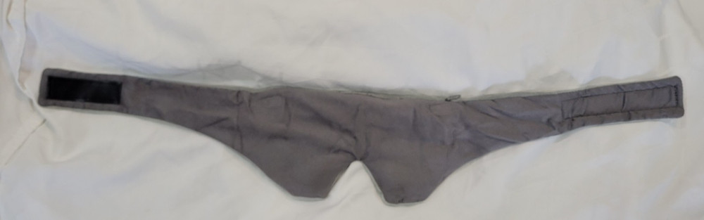 Gravity Weighted Sleep Mask, Pale Gray