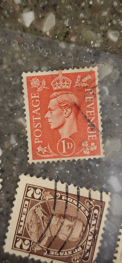 Postage Revenue Foreign 1d Stamp Used - #A691